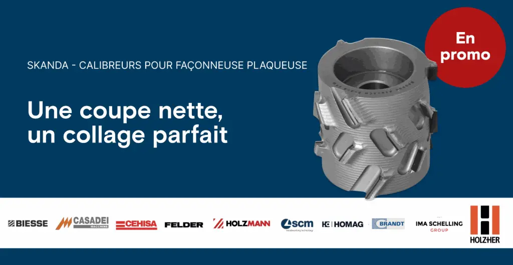 offre promo sur les calibreurs pour façonneuse plaqueuse de chant