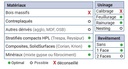 Mèche à défoncer Diamant ( H=3.5) Finition Ø8 LC.15 LU.23 LT.70 Q8 Z1 Coupe biaise négative Rot.Droite - Corps HWM