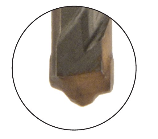 Foret béton HW brasé Pointe centreuse Ø15 LU.100 LT.160 Queue SDS+ Z2 
