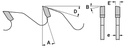 Lame circulaire HW Ø450 Ep.4.6 x 3.2 Z24 +2+4 racleurs Dent.B.Alternée (WZ) Positif d30 
