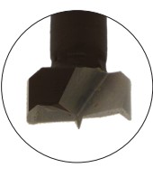 Mèche à percer HWM Borgne Ø3 LU.35 LT.70 Q10 Méplat Z2 Rot.Gauche 