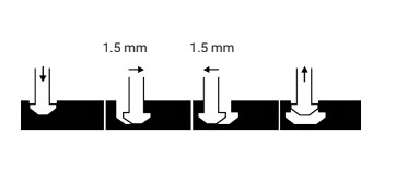 Fraise   Diamant   Lamello Clamex P/Tenso/Divario  Ø 100.4  LU. 7  d 30 + TEF 4/6.6/48  Z 3  Rot. Droite 