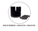 P.O. à profiler   + complémentaire hauteur variable   à plaquettes HW   Bouvetage   Dents de scie Pas=5mm  Ø 131  LU. 120  d 50  Z 2 Rot. Droite