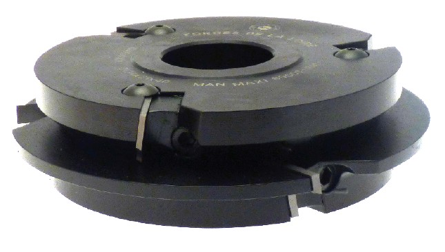 P.O. à profiler à plaquettes HW Bardage rainure Avt. 17 Ø154 d40 Z3 Biaise négative Rot.Droite