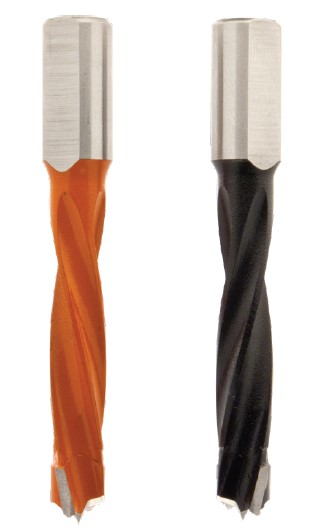 Mèche à percer HW brasé Borgne Ø9 LU.43 LT.70 Q10 Méplat Z2 Rot.Droite 