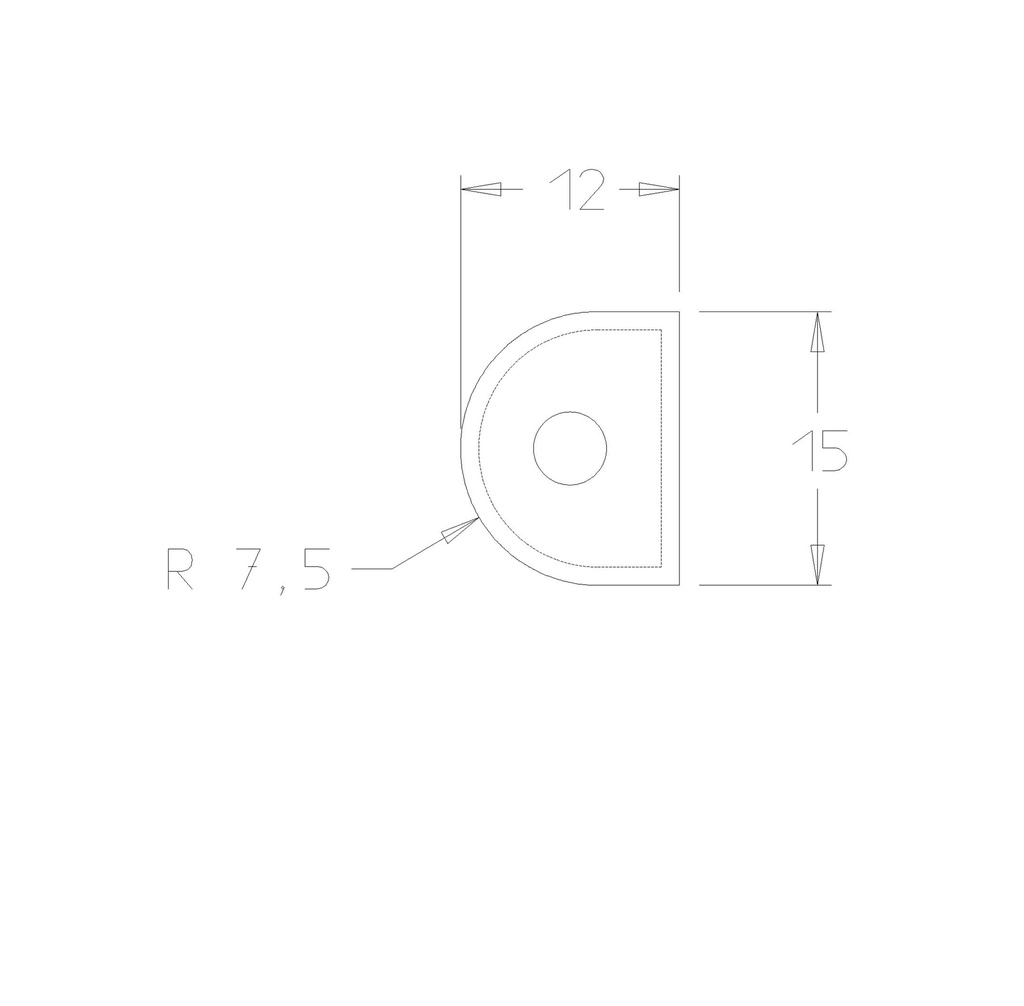 PLAQ. CARB. GORGE DE 15 