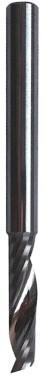 Mèche à défoncer HWM Finition PLEXI Ø6 LC.20 LU.20 LT.60 Q6 Z1 Hél. Positive Rot.Droite