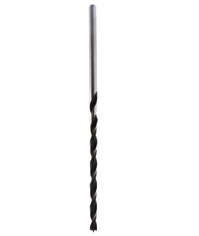 Mèche à percer HSS 3 pointes Ø10 LU.160 LT.240 Q10 Cylindrique Z2 Rot.Droite Série longue