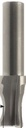 Mèche à profiler HWM Bord de table Rayon R12 Ø16-12 LC.12 LU.12 LT.70 Q16 Z3 Neutre Rot.Droite 