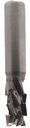 Mèche à défoncer Diamant ( H=3.0) Finition Ø16 LC.43 LU.43 LT.102 Q16 Z3+6 Hél. Positive/Négative (LP=7) Rot.Droite - Corps Alliage lourd