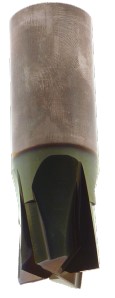 Mèche à surfacer   HWM+XB   Finition  Ø 20  LC. 15  LU. 15  LT. 65  Q 20 Z 4   Coupe biaise négative  Rot. Droite