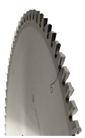 Lame circulaire HW Ø300 Ep.3.4 x 2.6 Z72 Dent.Trap.Plate (FZ/TR) Négatif d30 TE06 (2/11/63)
