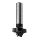 Mèche à profiler HW Brasé 1/4 de rond R12 Ø37 LC.18 LU.18 LT.70 Q12 Z2 Rot.Droite 