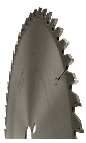 Lame circulaire HW Ø350 Ep.3.2 x 2.2 Z72 Dent.B.Alternée (WZ) Positif d30 TE01 (duo)