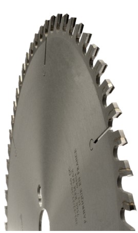Lame circulaire HW Ø250 Ep.3.2 x 2.2 Z60 Dent.Gouge Conique (HZ/DZ) Positif d30 TE02 (trio)