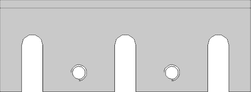 Fer rabot portatif   HW  Long. 78  Larg. 29  Ep. 3 
