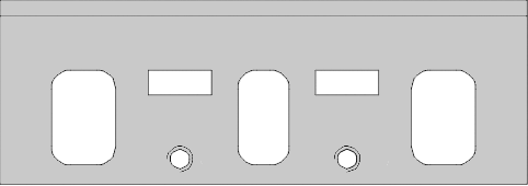 Fer rabot portatif   HSS 18%W  Long. 82  Larg. 29  Ep. 3 