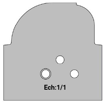 Jeu de 2 lames Rotoprofil   HSS   ISOL RENOV - Gueule de loup - Bois 40 à 56 