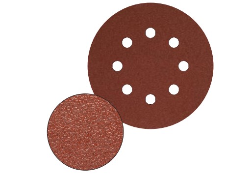 Disque Corindon Velcro Ø125 GR.150 Trous 8xØ10 sur Ø65