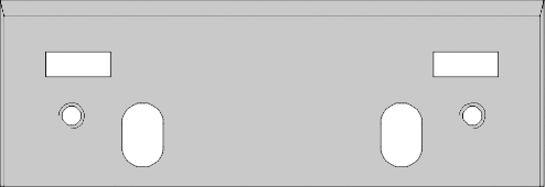 Fer rabot portatif   HSS 18%W  Long. 84  Larg. 29  Ep. 3 