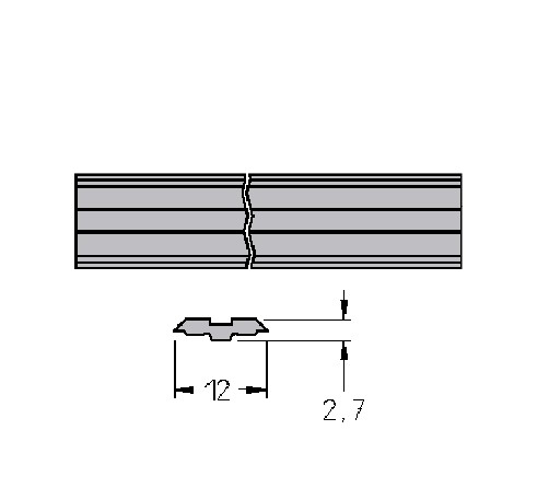 Fer CENTROFIX CENTROSTAR HSS 18%W Long.410 
