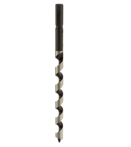 Mèche à percer HSS Hélice unique pointe filetée Ø12 LU.390 LT.460 Q11 Hexagonale Z1 Rot.Droite 