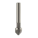 Fraise conique "Trident" DIN335-C HWM 90° Ø2.5 Ø2=10.4 LT.50 Q6.3 Cylindrique Z3 Rot.Droite 