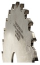 Inciseur conique Diamant Ø125 Ep.3.2-4.2 x 3.2 Z24 Dent.Conique (KON) Positif d20 ( H6.0)