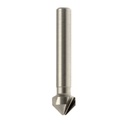Fraise conique "Trident" DIN335-C HSS Co 90° Ø3.2 Ø2=16.5 LT.60 Q10 Cylindrique Z3 Rot.Droite 