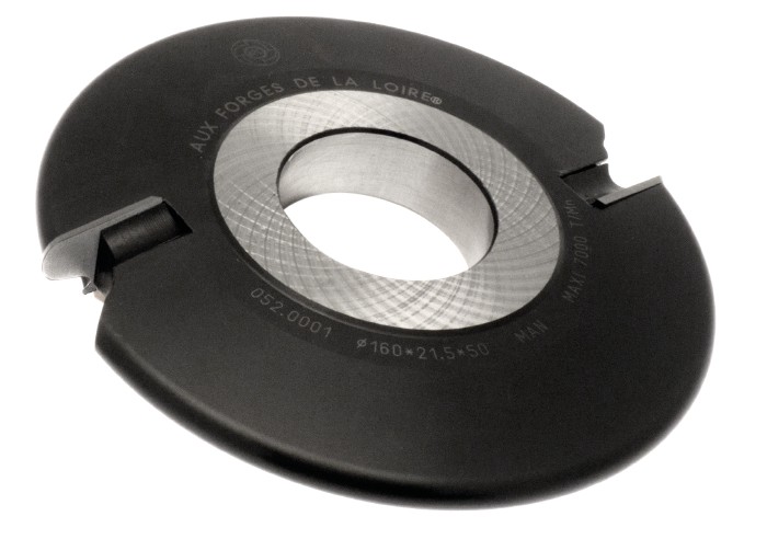 P.O. à profiler   à plaquettes HW  Ø 160  LU. 19  d 50  Z 2 Rot. Droite  Tr. Dessous