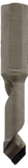 Mèche à percer Diamant Débouchant Ø5 LU.40 LT.70 Q10 Méplat Z1 Rot.Droite 