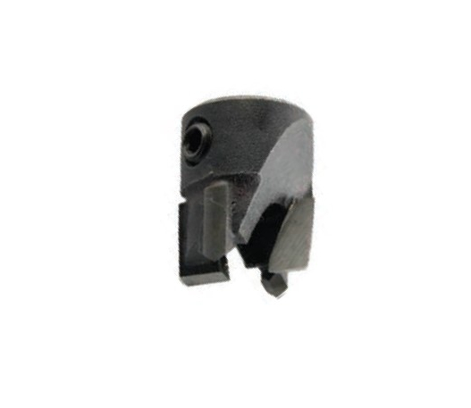 Fraisoir amovible HW Brasé Fond plat d6 Ø16 LT.20 Z2+2 Rot.Droite 