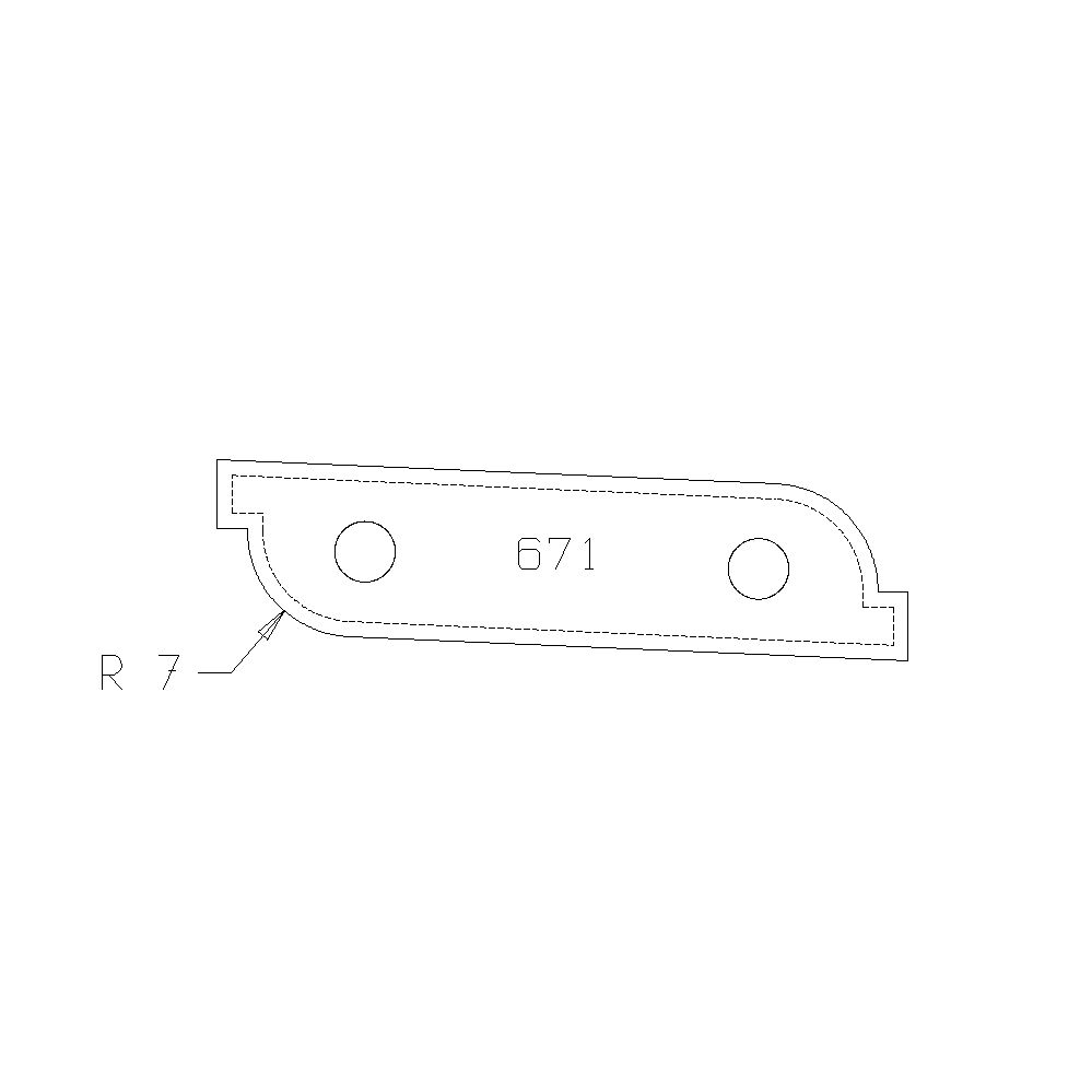 PLAQ PB GORGE R7 +C 50X12X1.5 DSUS 