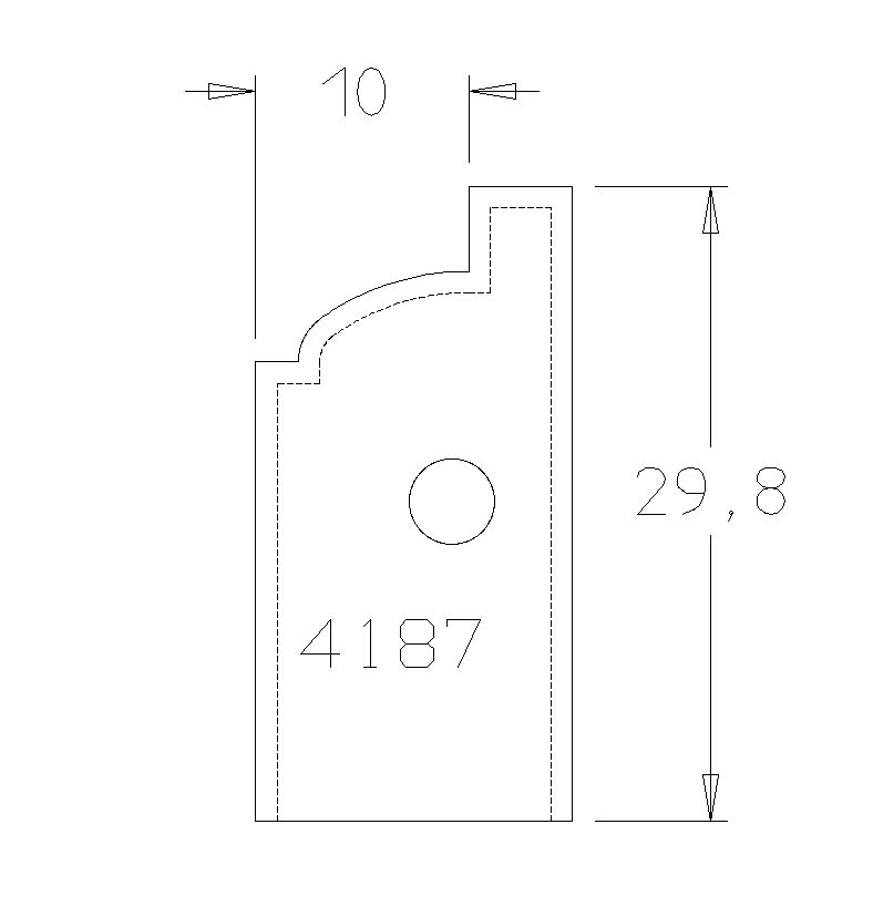 Plaq. Profil Congé + Carré T.Dessous