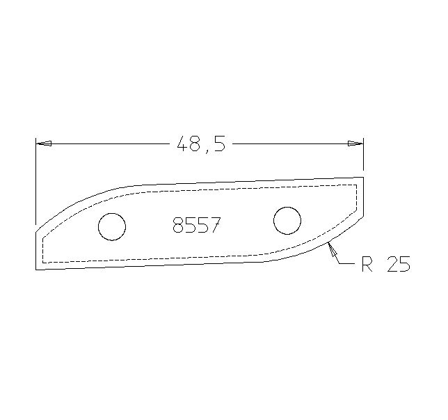 PLAQ BARDAGE PLATE BANDE 