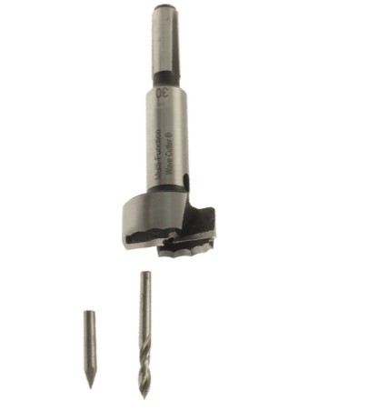 Mèche à façonner à pointe interchangeable Acier Wavecutter Ø22 LU.60 LT.90 Conique + Méplat Z2+2 Rot.Droite 