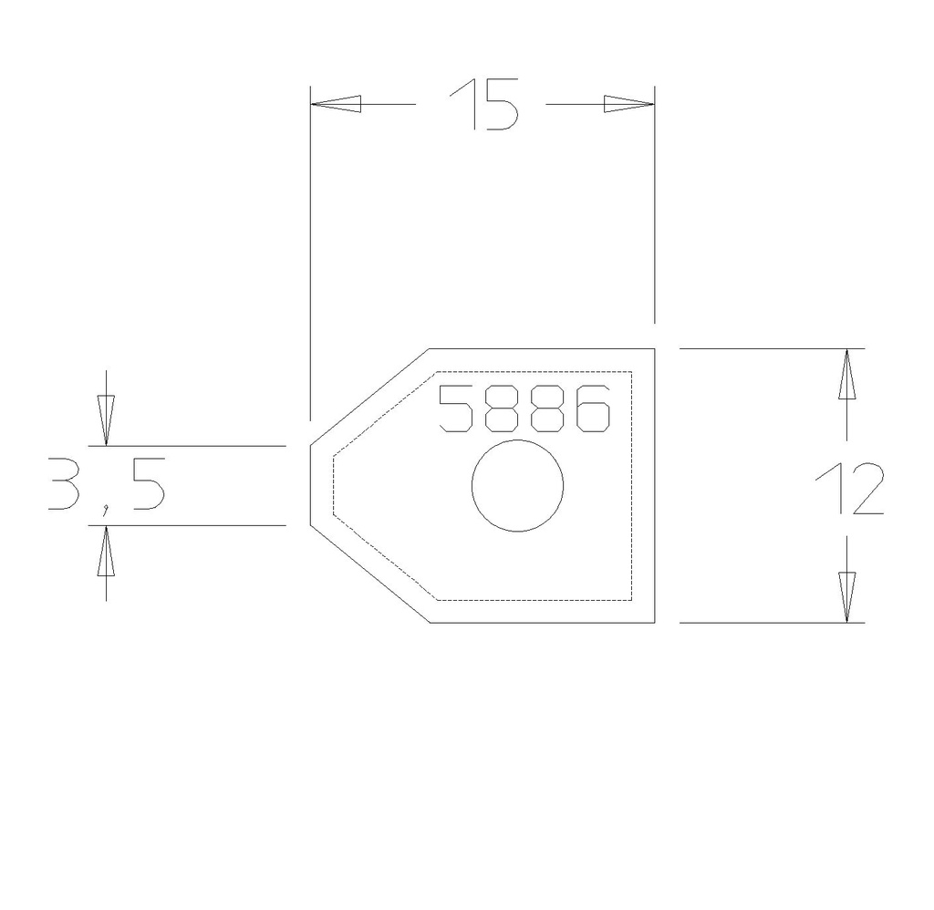 PLAQ CHANFREIN ELEGIE 