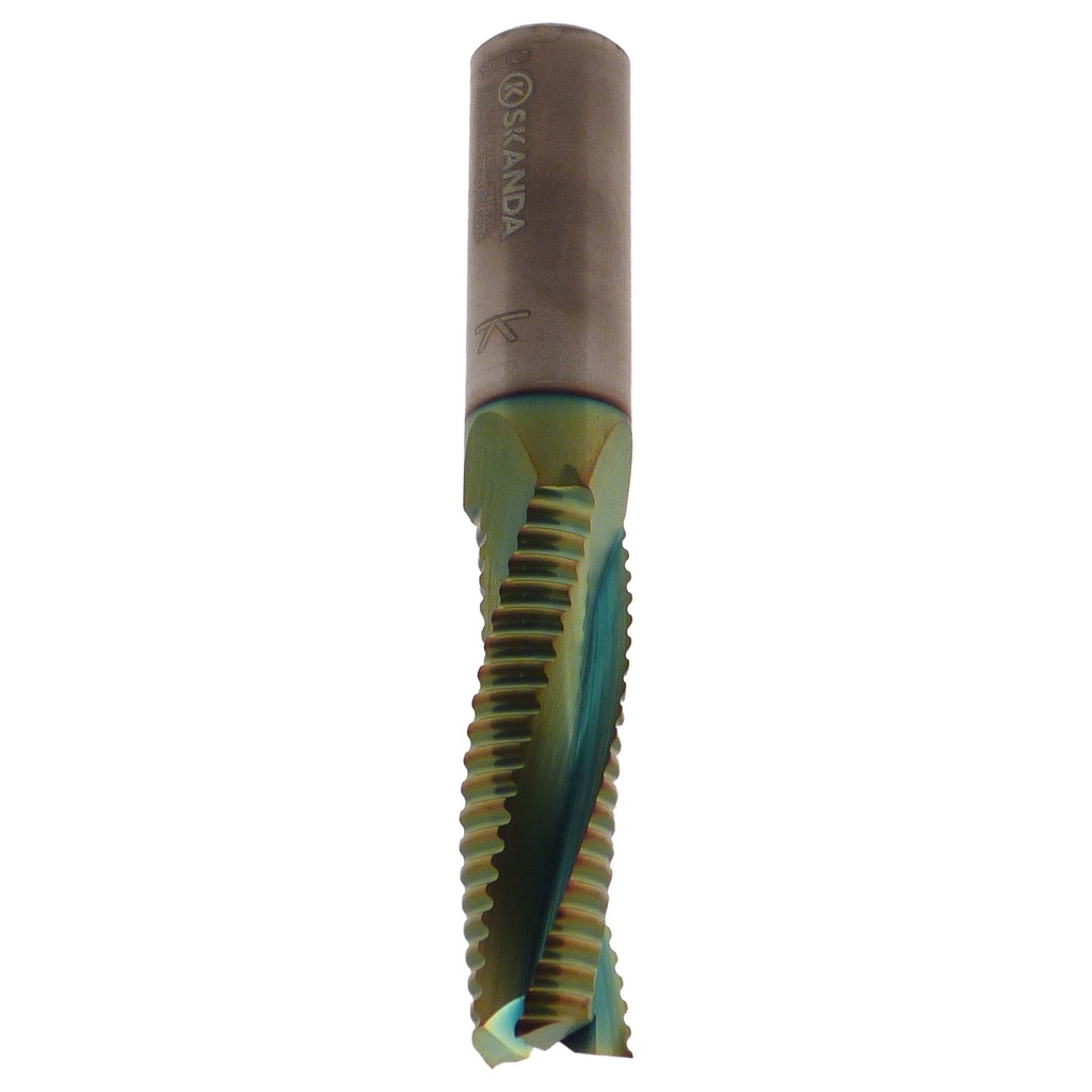 Mèche à défoncer HWM+XB Ebauche Ø16 LC.52 LU.52 LT.100 Q16 Z3 Hél. Positive Rot.Droite
