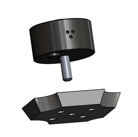 JEU DE 2 PLOTS MONTAGE MEC O40.03 