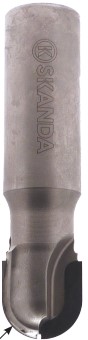 Mèche à profiler Diamant Hémisphérique R6 Ø12 LC.12 LU.12 LT.64 Q12 Z2 Biaise positive Rot.Droite 