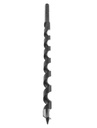 Mèche à percer HSS Hélice unique pointe filetée Ø12 LU.390 LT.460 Q11 Hexagonale Z1 Rot.Droite 