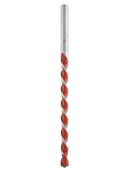 Foret multi-matériaux HW brasé Pointe 130° Ø12 LU.90 LT.150 Q10 Cylindrique Z2 Rot.Droite 