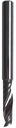 Mèche à défoncer HWM Finition PLEXI Ø3 LC.12 LU.12 LT.50 Q3 Z1 Hél. Positive Rot.Droite