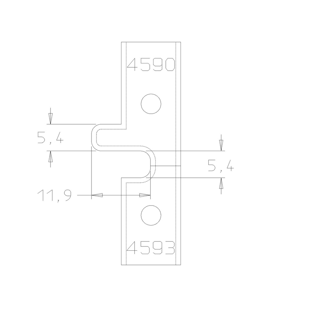 PLAQUETTE BOUVETAGE M11 T. DESSOUS 