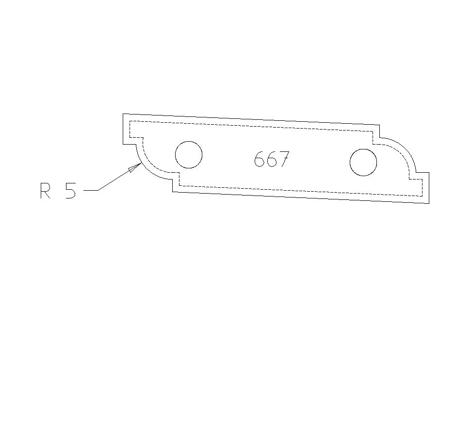 PLAQ PB GORGE R5+2 CARRES 50X12X1.5 DSUS 