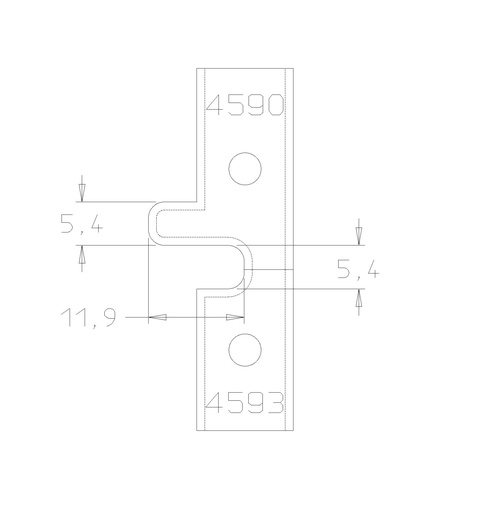 PLAQUETTE BOUVETAGE M11 T. DESSOUS 