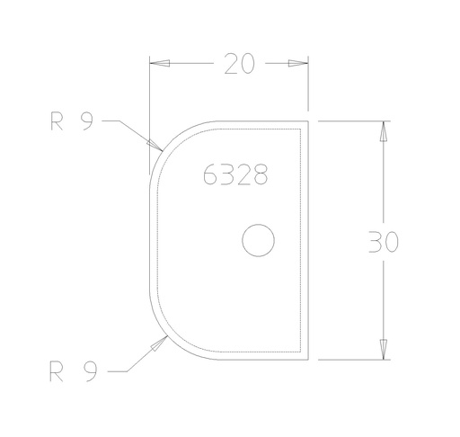 PLAQ.DOUBLE CONGE R9 