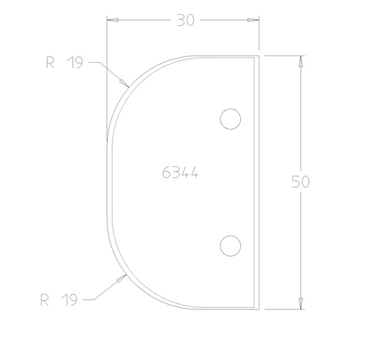 PLAQ.DOUBLE CONGE R19 