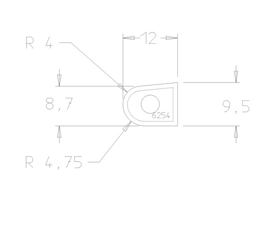 PLAQ GORGE DRAINANTE 10 X 12 