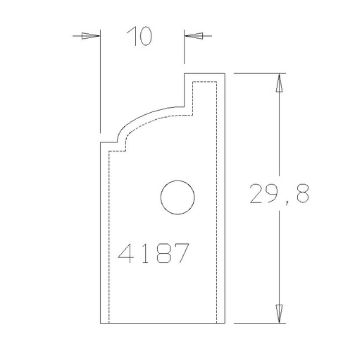Plaq. Profil Congé + Carré T.Dessous